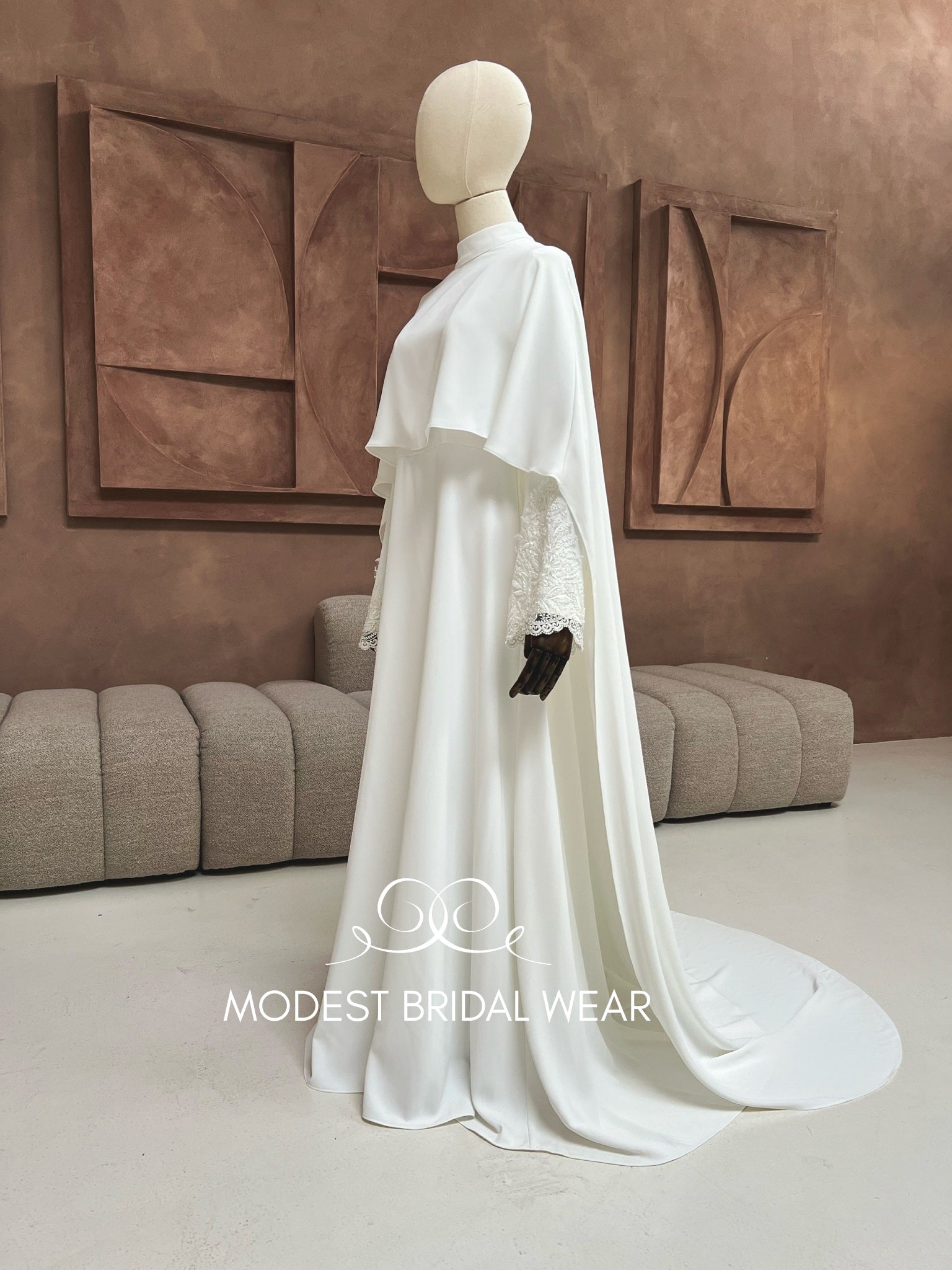 MODEST BRIDAL - DRESS HAYA – MODEST BRIDAL WEAR