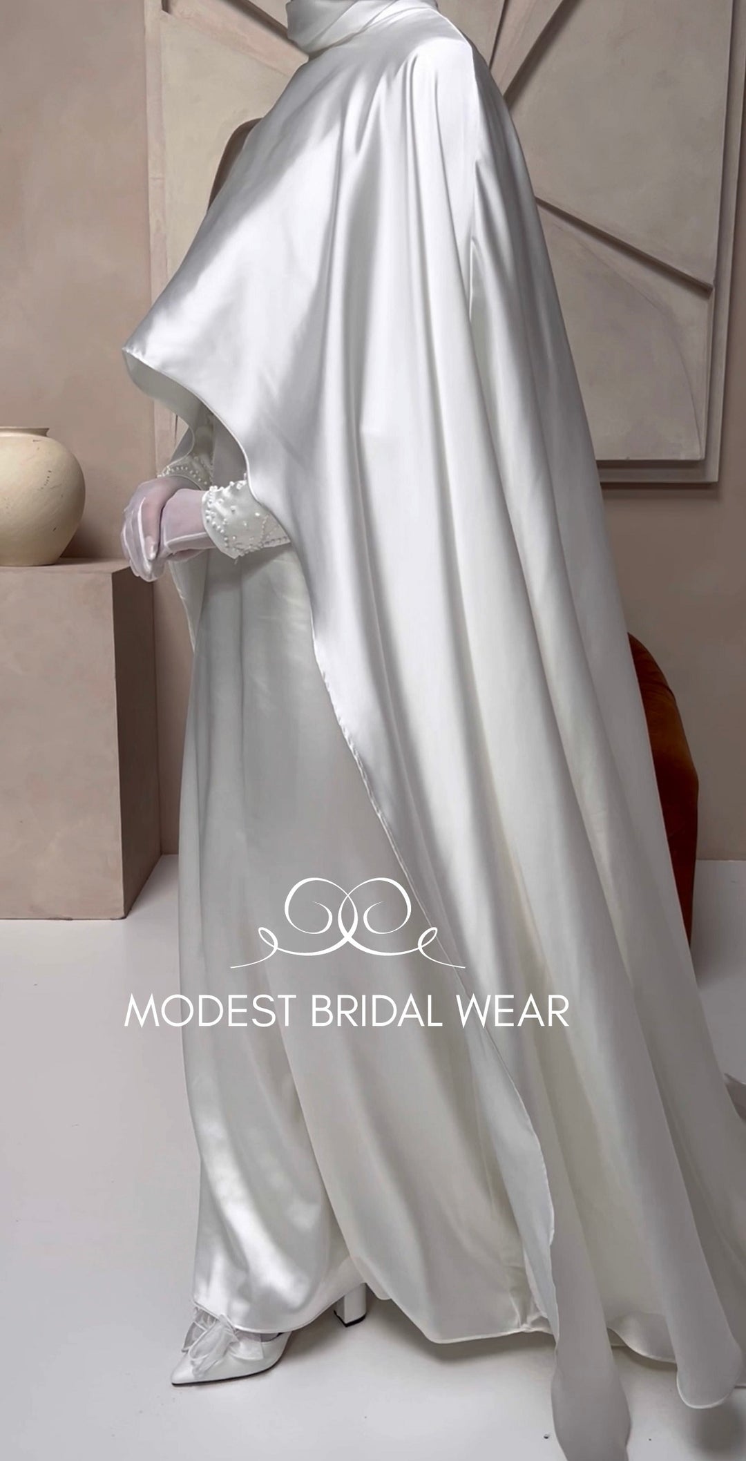 Elegant Modest Bridal Dress Haya: Timeless Style for Every Wedding